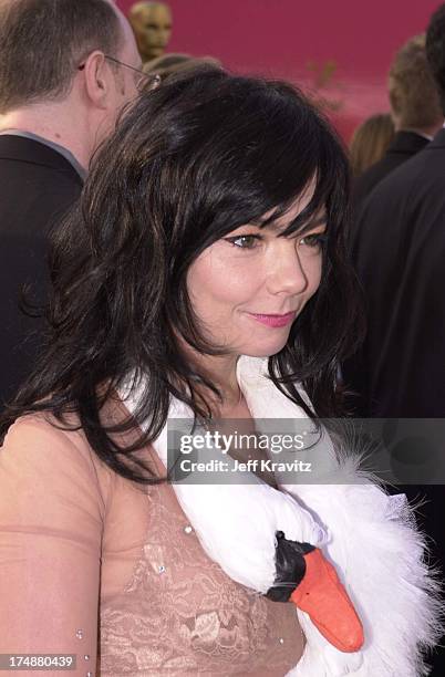 Bjork during The 73rd Annual Academy Awards at Shrine Auditorium in Los Angeles, California, United States.