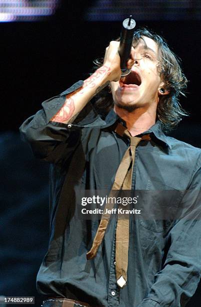Brandon Boyd of Incubus during 10th Annual KROQ Weenie Roast at Irvine Meadows in Irvine, California, United States.