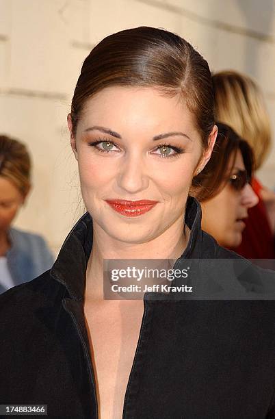 Bianca Kajlich during Premiere of Dimensions Films Halloween Resurrection in Los Angeles, California, United States.