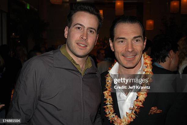 Jason Lee and Alex Yemenidjian during "A Guy Thing" Premiere Party at Napa Valley Grill in Los Angeles, CA, United States.