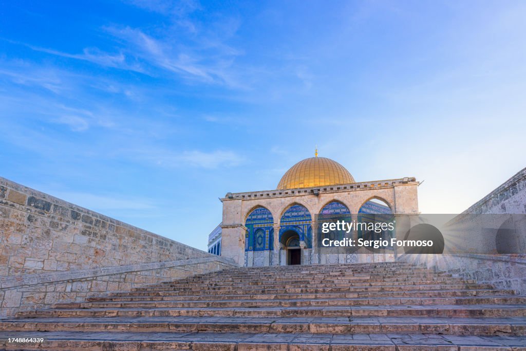 Dome of The Rock in the Temple Mount, Jerusalem Old City
