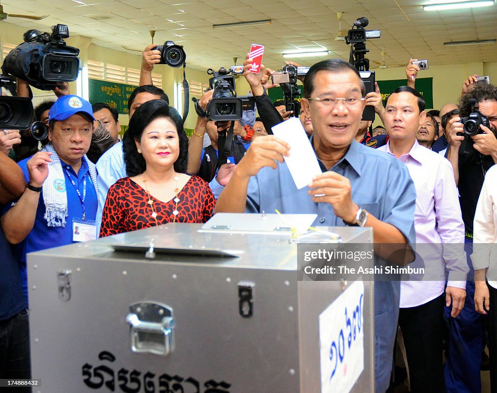 Final Votes Are Cast As Cambodians Await Results Of General Election