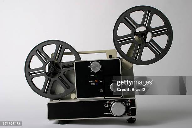 home movie  projector - film projector stock pictures, royalty-free photos & images