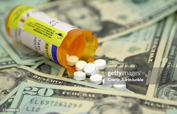 cash pills - prescription drugs dangers stock pictures, royalty-free photos & images