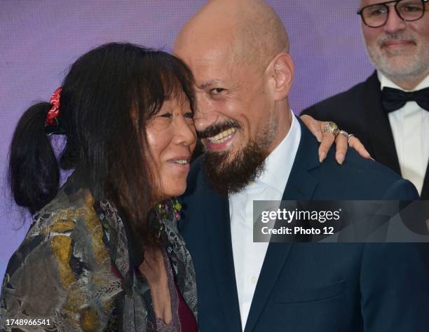 Mei-Chen Chalais, Tarik Saleh , Prix Francois Chalais, Grand Hotel de Cannes, 75th Cannes Film Festival, May 27, 2022.