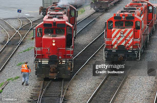 railway machines - rail freight stock pictures, royalty-free photos & images