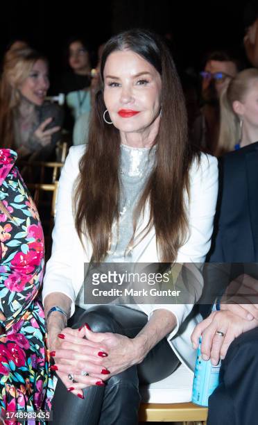 Janice Dickinson is seen in the front row during day 2 of Los Angeles Fashion Week powered by Art Hearts Fashion at The Majestic on October 20, 2023...