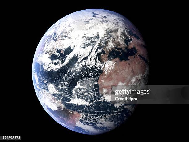 earth, atlantic prominent - satellite image stockfoto's en -beelden