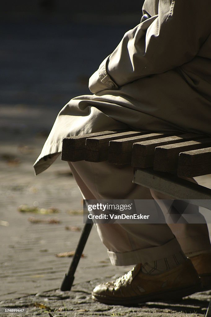 Alone at a bench