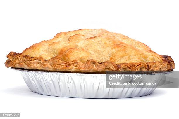 apple pie - pastetengericht stock-fotos und bilder