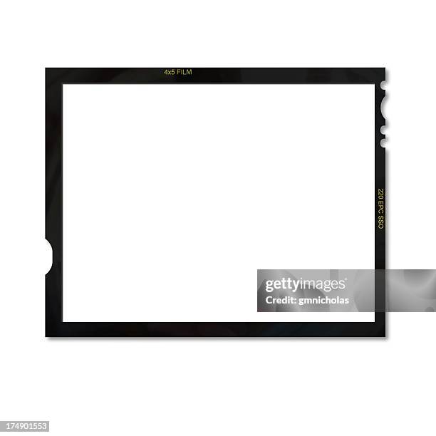 film frame 4x5 - picture frame stockfoto's en -beelden