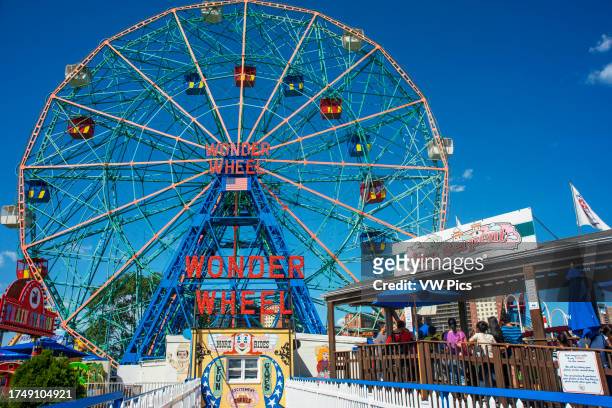 Wonder Wheel in Luna Park. Its an amusement park in Coney Island opened on May 29,2010 at the former site of Astroland,named after original park from...
