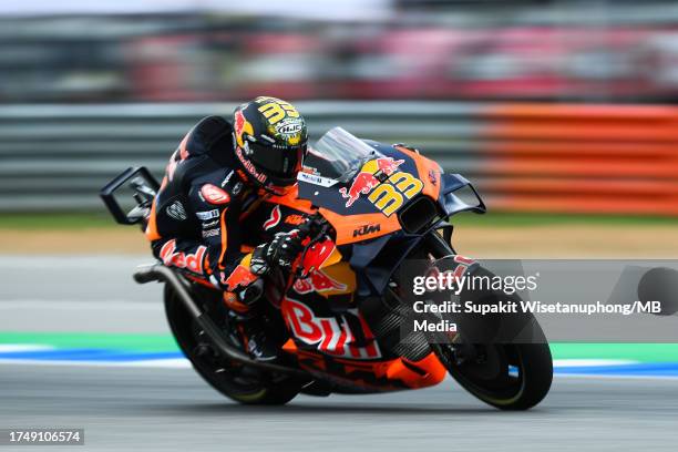 No.33 Brad Binder of South Africa and Red Bull KTM Factory Racing during the MotoGP of Thailand - Free Practice at Chang International Circuit on...