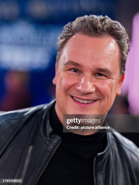 October 2023, North Rhine-Westphalia, Cologne: Guido Maria Kretschmer, fashion designer, stands in the studios of WDR in the Bocklemünd district...