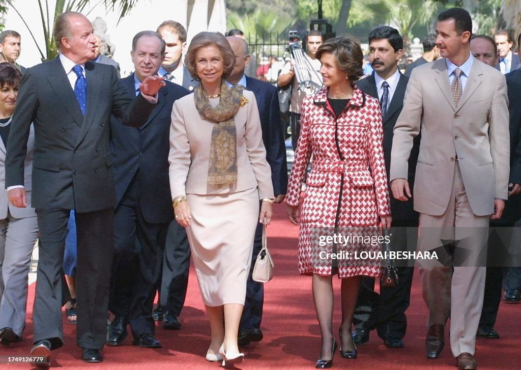 Yria Rey Spain's King Juan Carlos, Queen Sofia, Syria's First Lady Asma... News ...