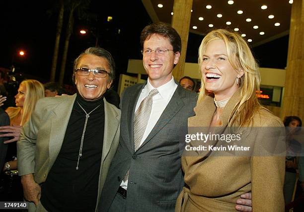 Producer Robert Evans, John Goldwyn and Leslie Ann Evans attend the premiere of "How to Lose a Guy in 10 Days" at the Cinerama Dome and after-party...