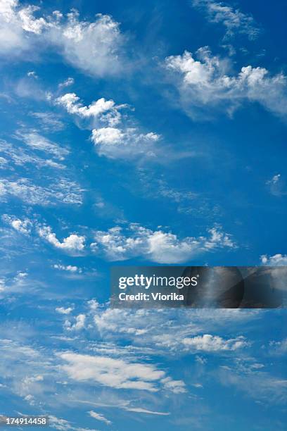 background - clouds in a blue sky - adlai stevenson iii stock pictures, royalty-free photos & images