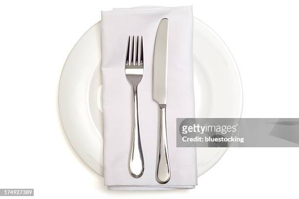 dinner place setting - napkin stock pictures, royalty-free photos & images