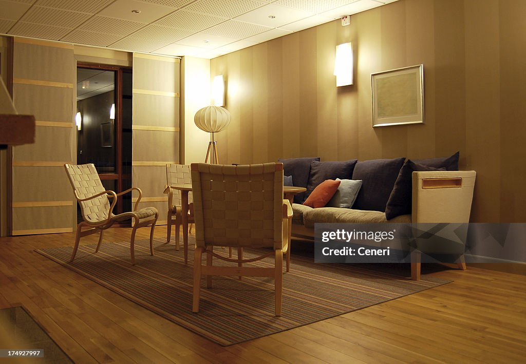 Modern European / Scandinavian Style Living Room