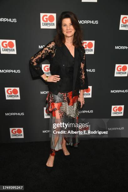 Daphne Zuniga attends the GO Campaign's Annual Gala 2023 at Citizen News Hollywood on October 21, 2023 in Los Angeles, California.