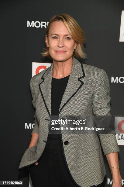 Robin Wright attends the GO Campaign's Annual Gala 2023 at Citizen News Hollywood on October 21, 2023 in Los Angeles, California.