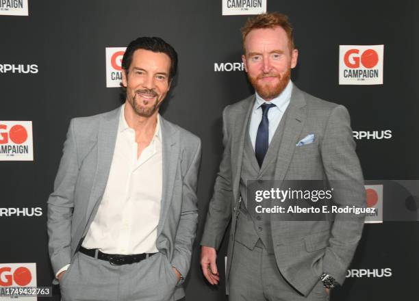 Tony Horton and Tony Curran attend the GO Campaign's Annual Gala 2023 at Citizen News Hollywood on October 21, 2023 in Los Angeles, California.