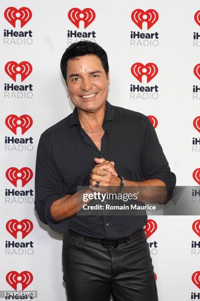 Chayanne attends 2023 iHeartRadio Fiesta Latina at Kaseya Center on October 21, 2023 in Miami, Florida.