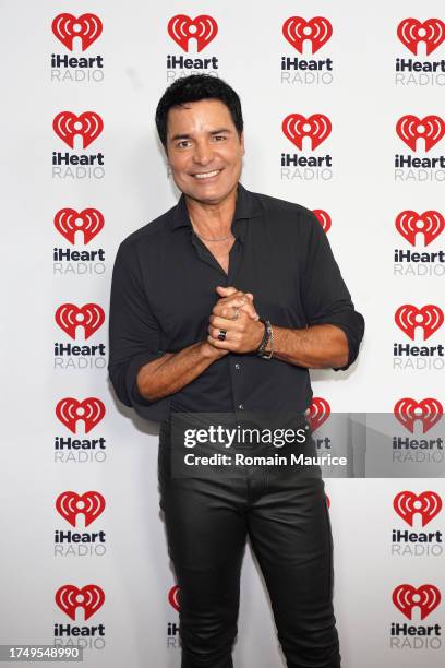 Chayanne attends 2023 iHeartRadio Fiesta Latina at Kaseya Center on October 21, 2023 in Miami, Florida.