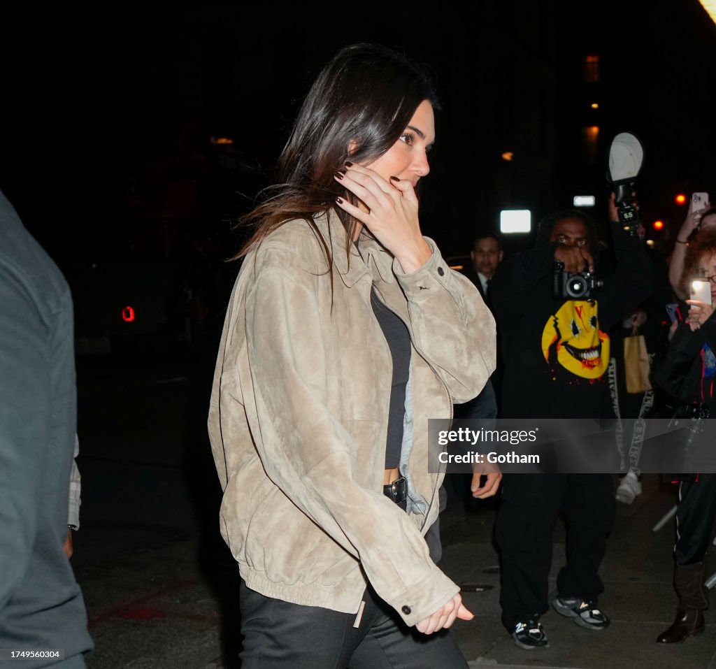 Celebrity Sightings In New York City - October 22, 2023