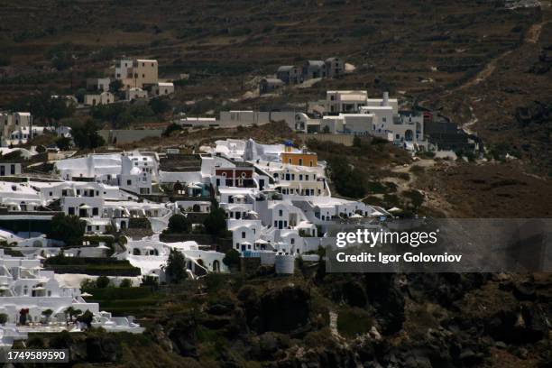 Amazing landscape view of Oia village in Santorini island, Greece. June 29, 2009.