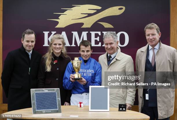 Jockey William Buick after ridding Ancient Wisdom to victory in the Kameko Futurity Trophy Stakes at Doncaster Racecourse. Picture date: Saturday...