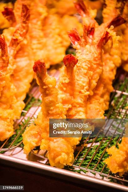 shrimp tempura - tempura stock pictures, royalty-free photos & images