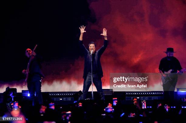 Chayanne performs during the 2023 iHeartRadio Fiesta Latina Show at Kaseya Center on October 21, 2023 in Miami, Florida.