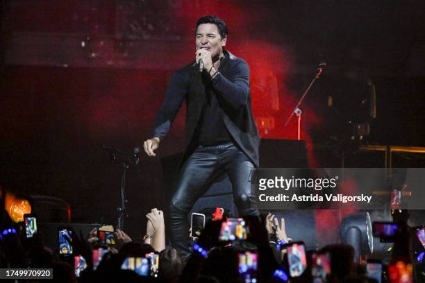 Chayanne performs onstage during the 2023 iHeart Fiesta Latina at Kaseya Center on October 21, 2023 in Miami, Florida.