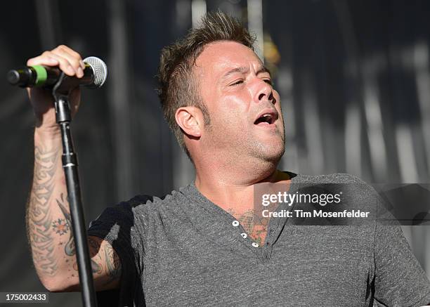 Uncle Kracker performs at Shoreline Amphitheatre on July 28, 2013 in Mountain View, California.