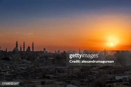 Sunset over Cairo