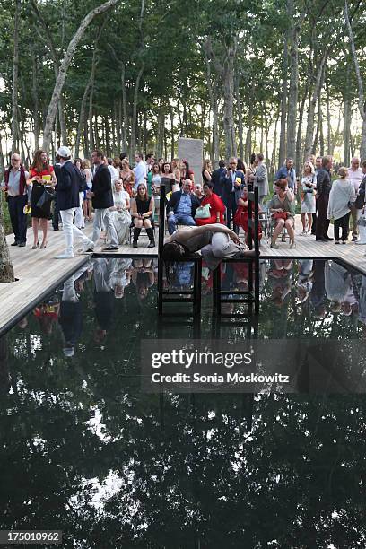 General view during the 20th Annual Watermill Center Summer Benefit at The Watermill Center on July 27, 2013 in Water Mill, New York.