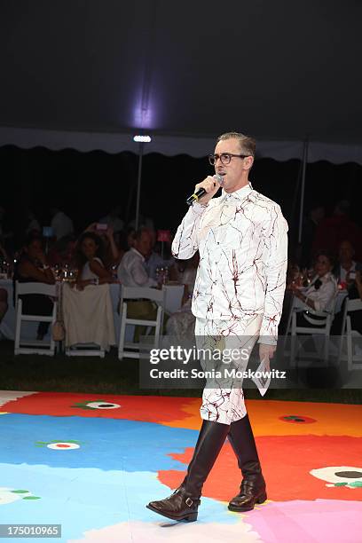 Alan Cumming attends The 20th Annual Watermill Center Summer Benefit at The Watermill Center on July 27, 2013 in Water Mill, New York.