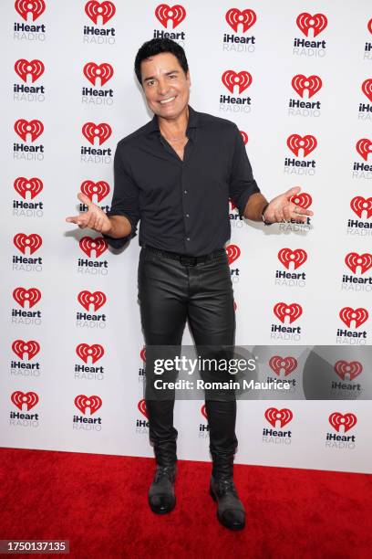 Chayanne attends 2023 iHeartRadio Fiesta Latina at Kaseya Center on October 21, 2023 in Miami, Florida.