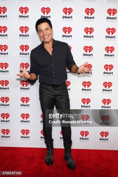 Chayanne attends 2023 iHeartRadio Fiesta Latina at Kaseya Center on October 21, 2023 in Miami, Florida.