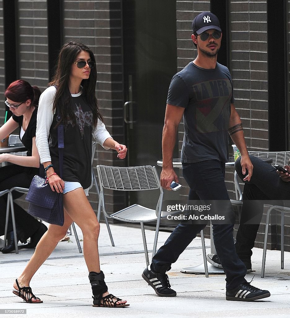 Celebrity Sightings In New York City - July 29, 2013