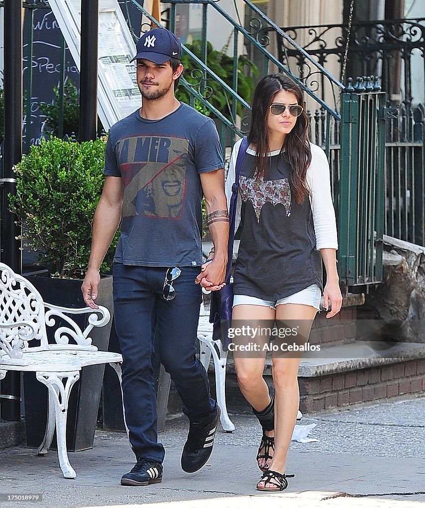 Celebrity Sightings In New York City - July 29, 2013