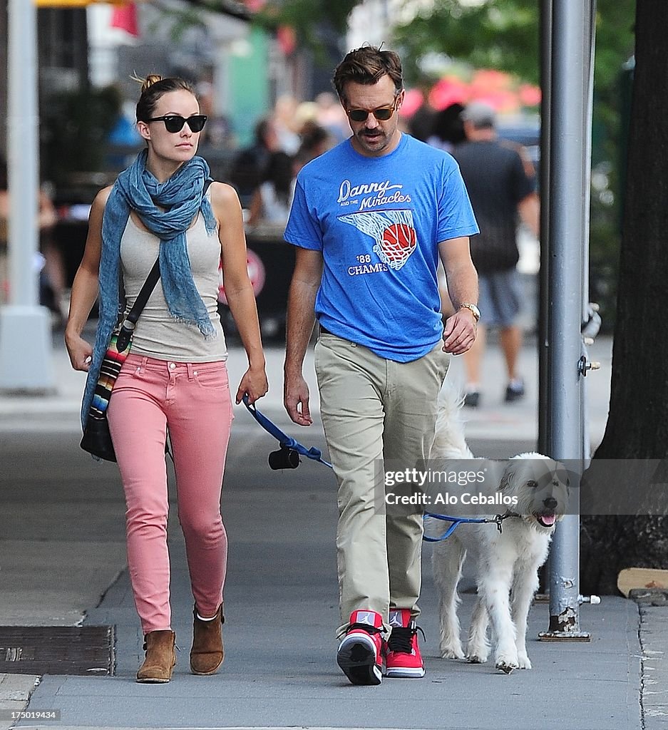 Celebrity Sightings In New York City - July 29, 2013