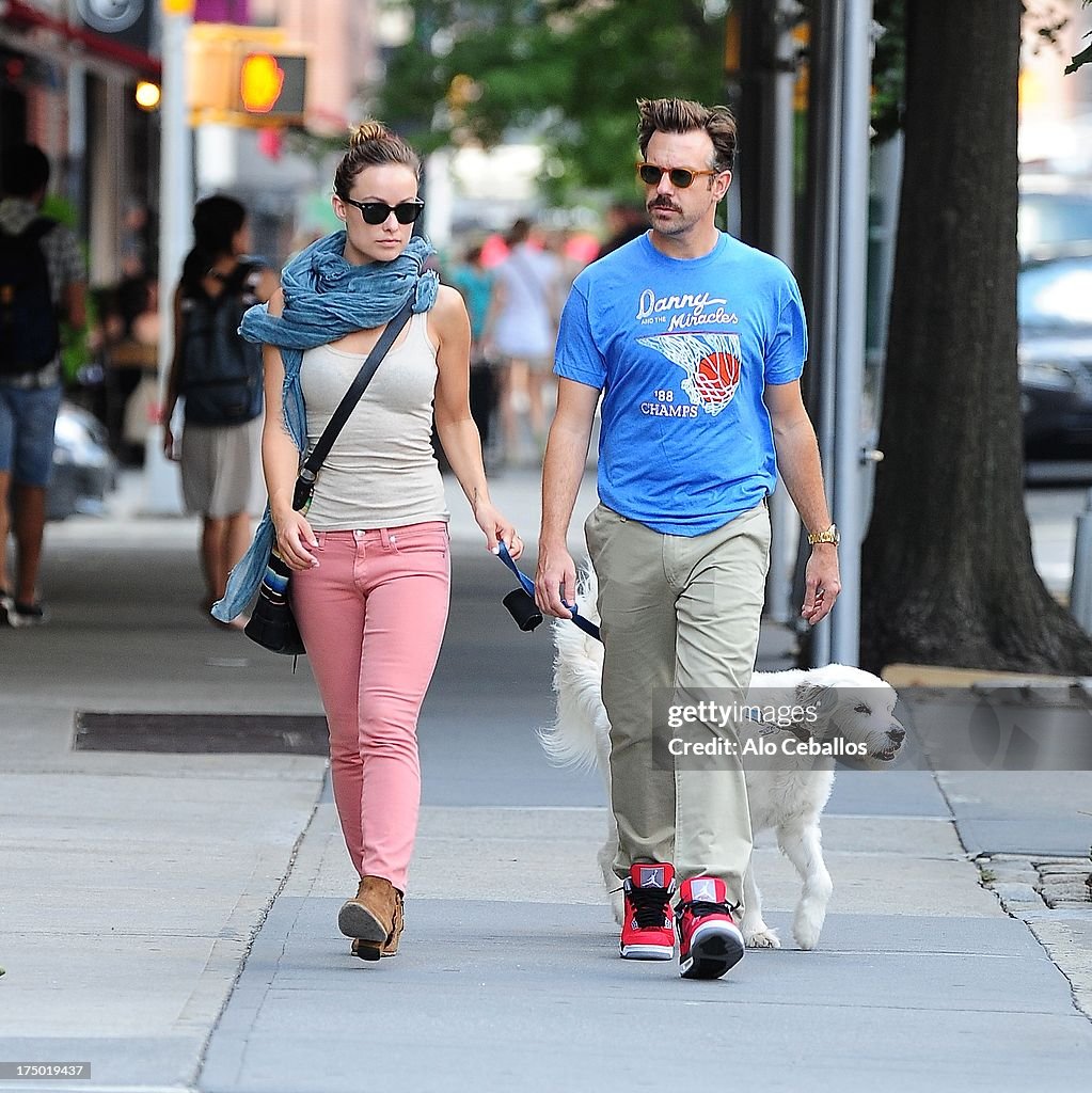 Celebrity Sightings In New York City - July 29, 2013