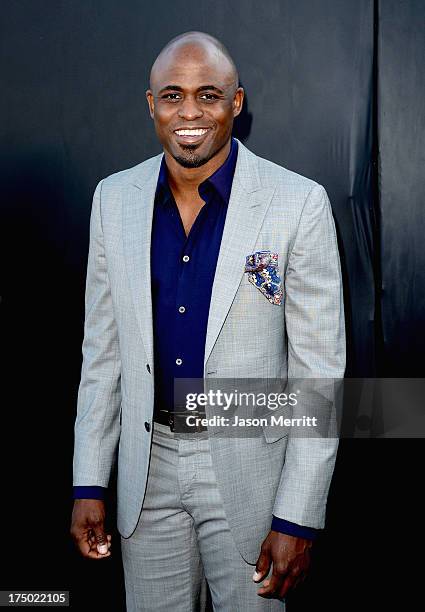 Actor Wayne Brady arrives at the CW, CBS and Showtime 2013 summer TCA party on July 29, 2013 in Los Angeles, California.