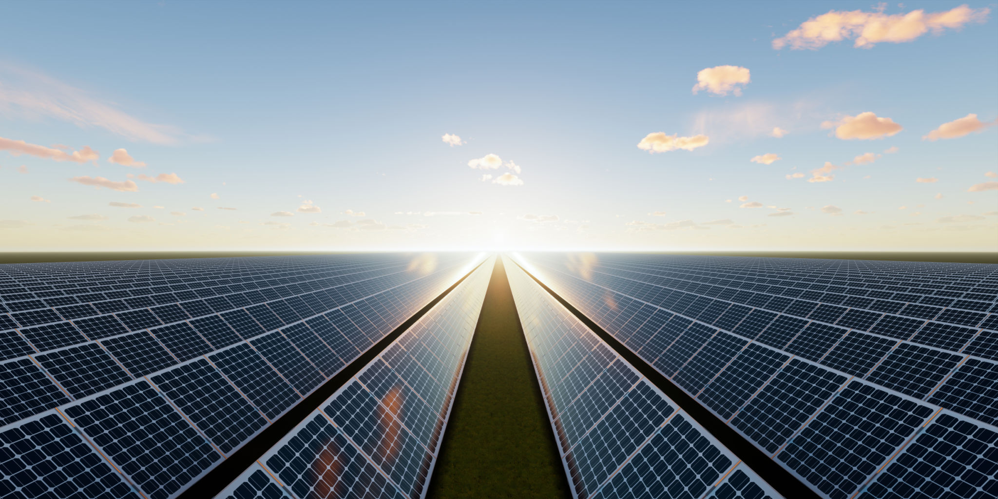 large solar installation