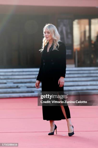 Carolina Crescentini attends a red carpet for the movie "Unfitting" during the 18th Rome Film Festival at Auditorium Parco Della Musica on October...