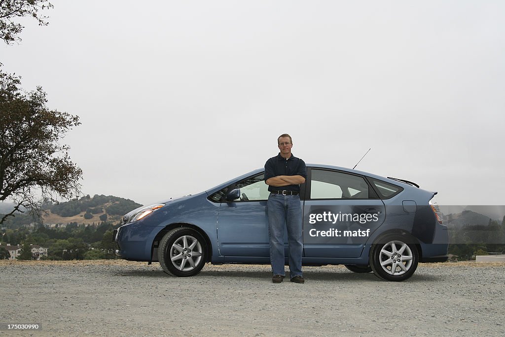 Coche de combustible alternativo con Propietario