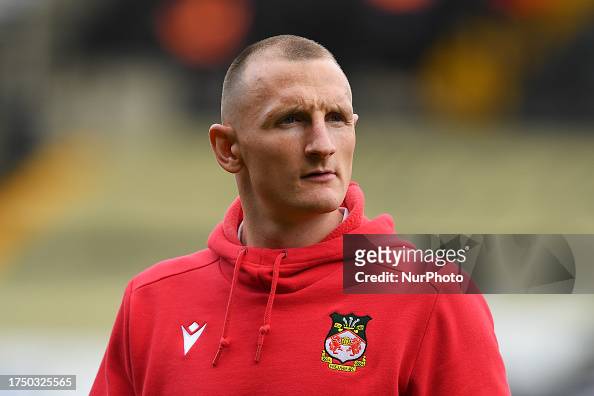William Boyle of Wrexham during the Sky Bet League 2 match between ...