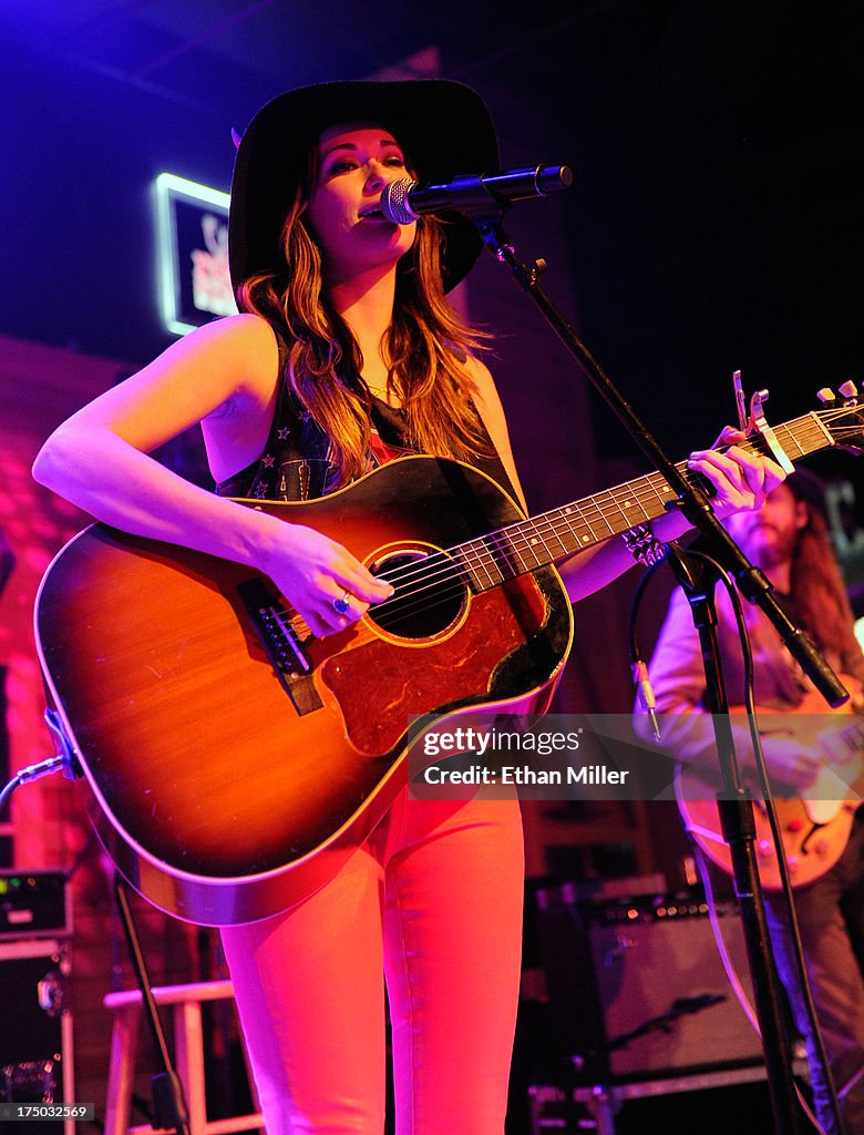 Kacey Musgraves Performs At Gilley's Saloon